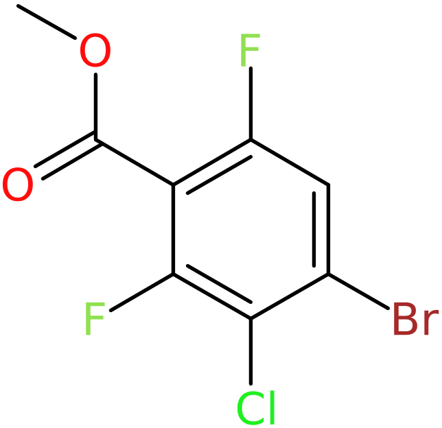 CAS: 1500268-85-8 | Methyl 4-bromo-3-chloro-2,6-difluorobenzoate, >95%, NX25465