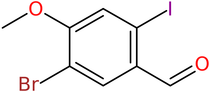 CAS: 1269293-42-6 | 5-Bromo-2-iodo-4-methoxybenzaldehyde, >95%, NX19854