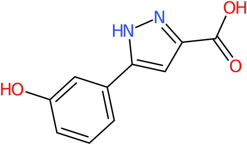 CAS: 690631-98-2 | 5-(3-Hydroxyphenyl)-1H-pyrazole-3-carboxylic acid, >97%, NX58379