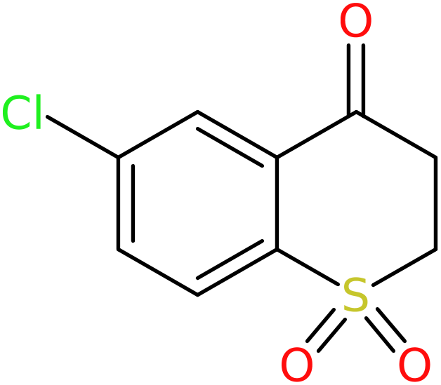 CAS: 90396-06-8 | 6-Chloro-2,3-dihydro-4H-thiochromen-4-one 1,1-dioxide, NX67922