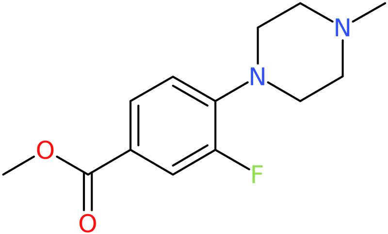 CAS: 948018-58-4 | Methyl 3-Fluoro-4-(4-methyl-1-piperazinyl)benzoate, NX70423