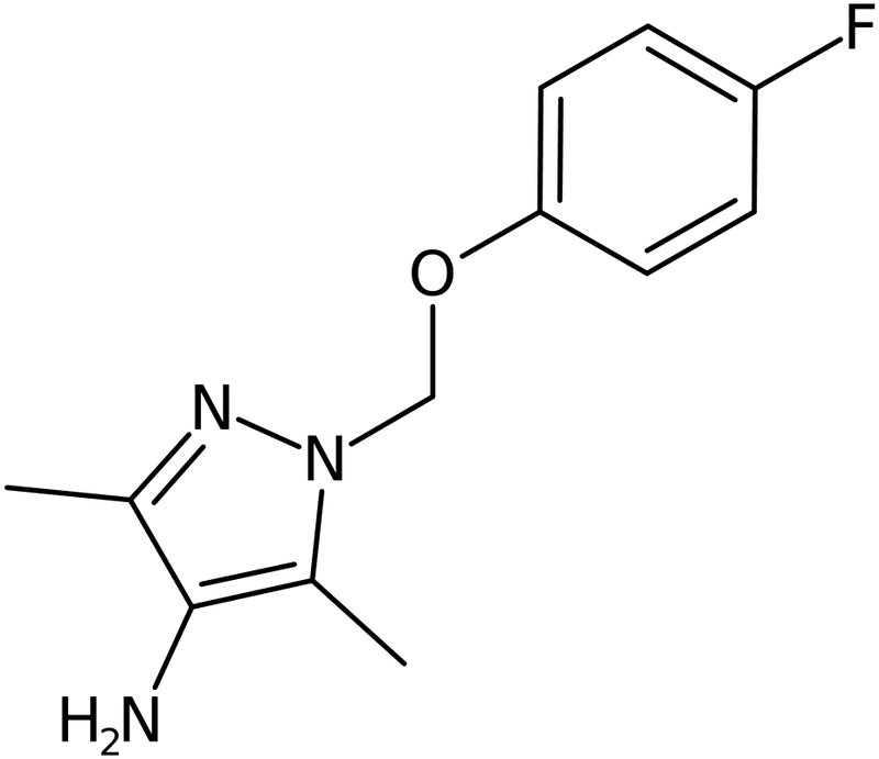 CAS: 1006344-04-2 | 1-[(4-Fluorophenoxy)methyl]-3,5-dimethyl-1H-pyrazol-4-amine, NX10648