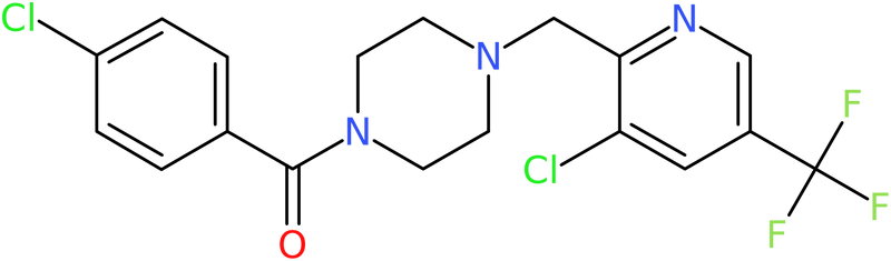 CAS: 1311278-56-4 | (4-Chloro-phenyl)-[4-(3-chloro-5-trifluoromethyl-pyridin-2-ylmethyl)-piperazin-1-yl]-methanone, NX20708