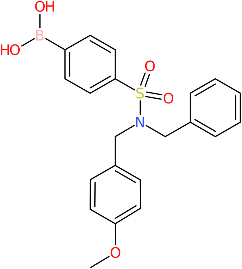 CAS: 913835-95-7 | 4-[N-Benzyl-N-(4-methoxybenzyl)sulphamoyl]benzeneboronic acid, >98%, NX68452