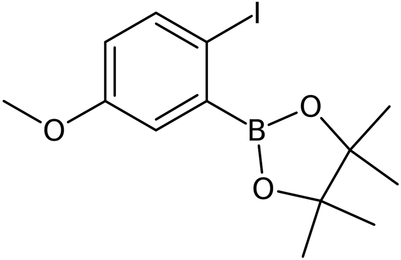 CAS: 1256781-69-7 | 2-(2-iodo-5-methoxyphenyl)-4,4,5,5-tetramethyl-1,3,2-dioxaborolane, NX19143