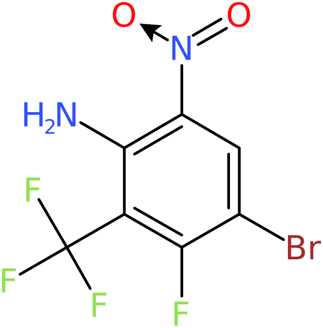 CAS: 1820687-67-9 | 4-Bromo-3-fluoro-6-nitro-2-(trifluoromethyl)aniline, NX30494