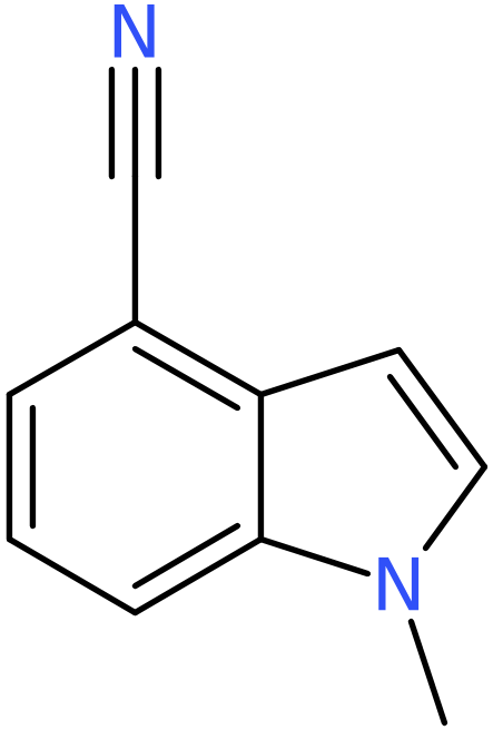 CAS: 628711-58-0 | 1-Methyl-1H-indole-4-carbonitrile, >97%, NX55881