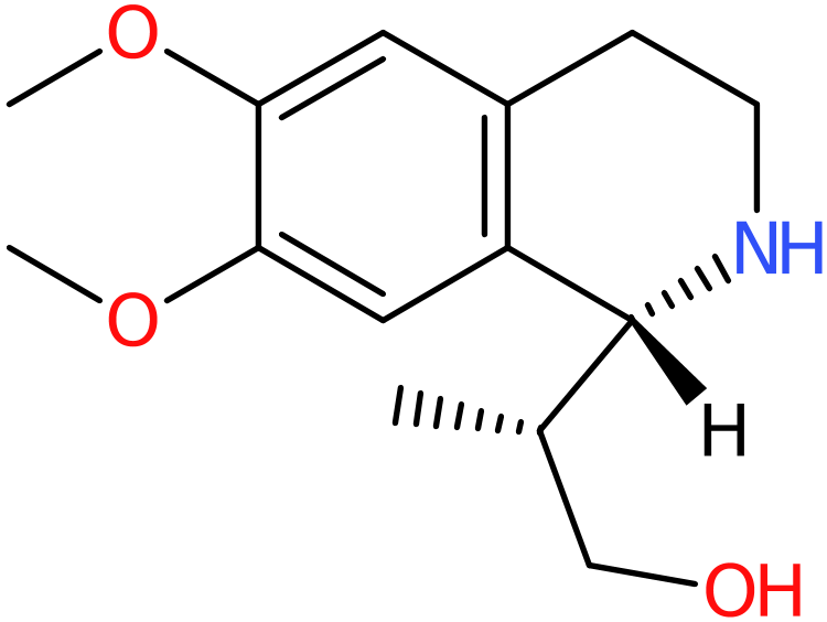 CAS: 142976-45-2 | (R*)-2-((R*)-6,7-Dimethoxy-1,2,3,4-tetrahydro-isoquinolin-1-yl)-propan-1-ol, NX24086