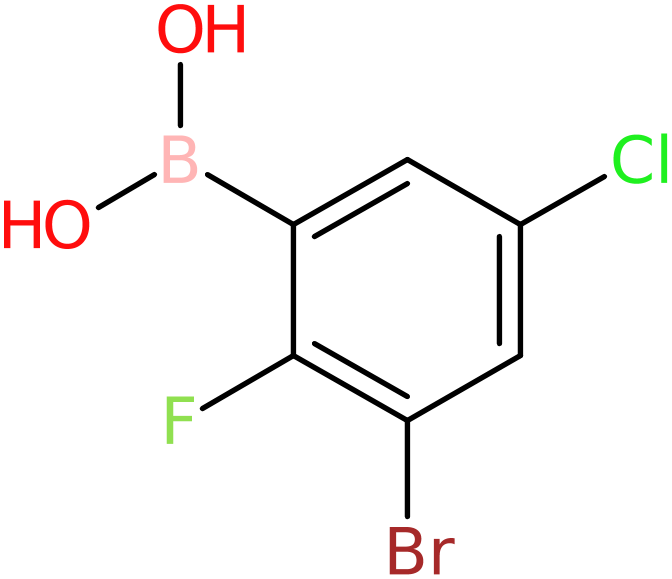 CAS: 2377608-61-0 | 3-Bromo-5-chloro-2-fluorobenzeneboronic acid, >95%, NX36568