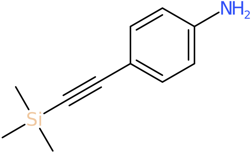 CAS: 75867-39-9 | 4-[(Trimethylsilyl)ethynyl]aniline, >95%, NX60856