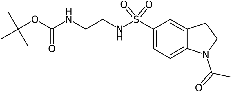 CAS: 1427461-09-3 | tert-Butyl 2-{[(1-acetyl-2,3-dihydro-1H-indol-5-yl)sulfonyl]amino}ethylcarbamate, NX24019