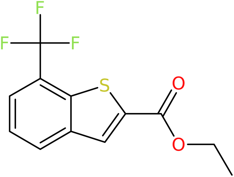 Ethyl 7-(trifluoromethyl)-1-benzothiophene-2-carboxylate, NX74475