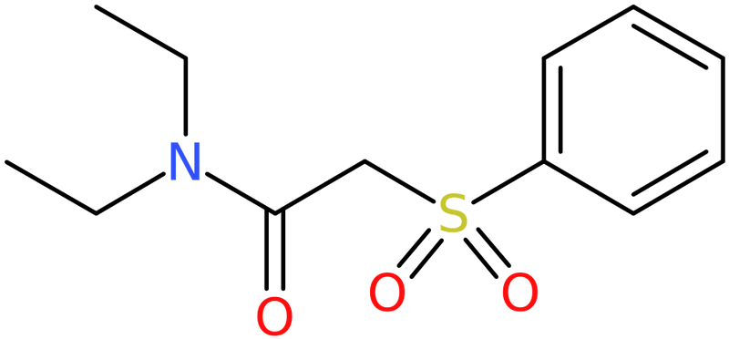 CAS: 163019-28-1 | 2-(Benzenesulfonyl)-N,N-diethylacetamide, NX27467