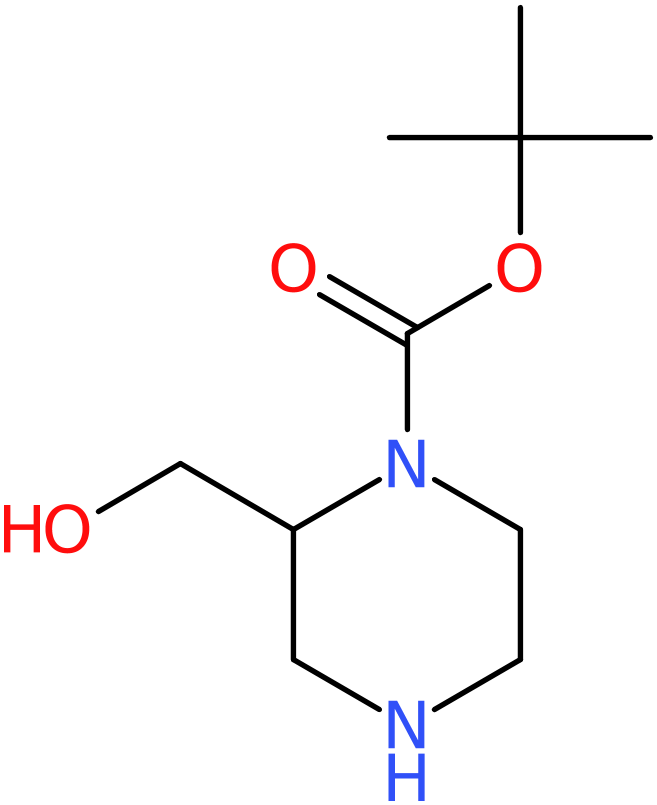 CAS: 205434-75-9 | 2-(Hydroxymethyl)piperazine, N1-BOC protected, >97%, NX33349