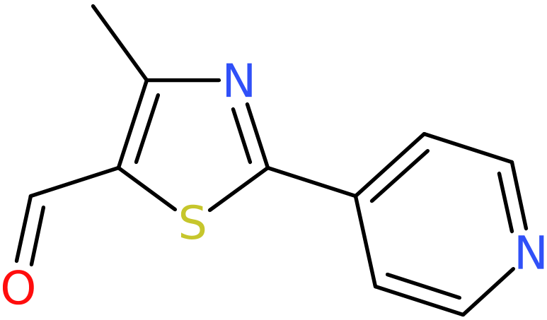 CAS: 892502-19-1 | 4-Methyl-2-(pyridin-4-yl)-1,3-thiazole-5-carboxaldehyde, >97%, NX67313