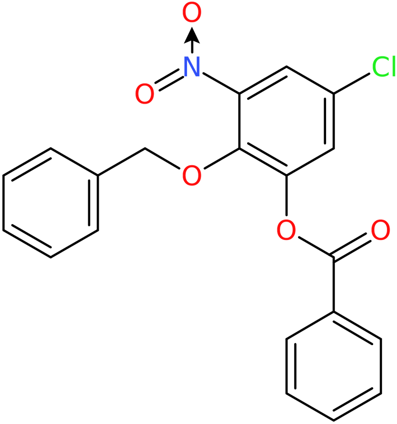 CAS: 891497-54-4 | 2-(Benzyloxy)-5-chloro-3-nitrophenyl benzoate, >95%, NX67263