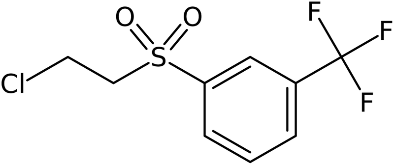 CAS: 175203-09-5 | 2-Chloroethyl 3-[(trifluoromethyl)phenyl] sulphone, >97%, NX29233