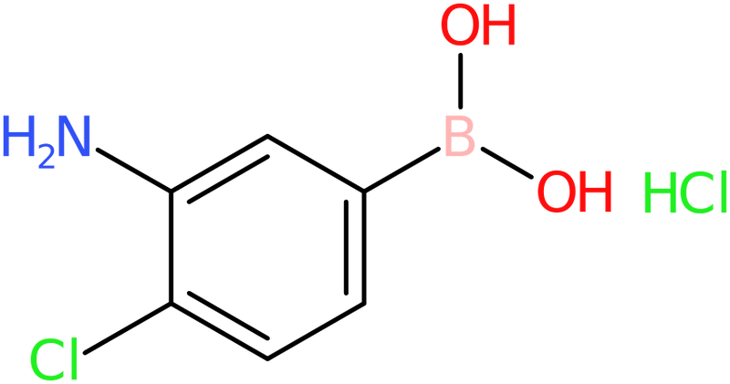 CAS: 850568-45-5 | 3-Amino-4-chlorobenzeneboronic acid hydrochloride, >95%, NX63928