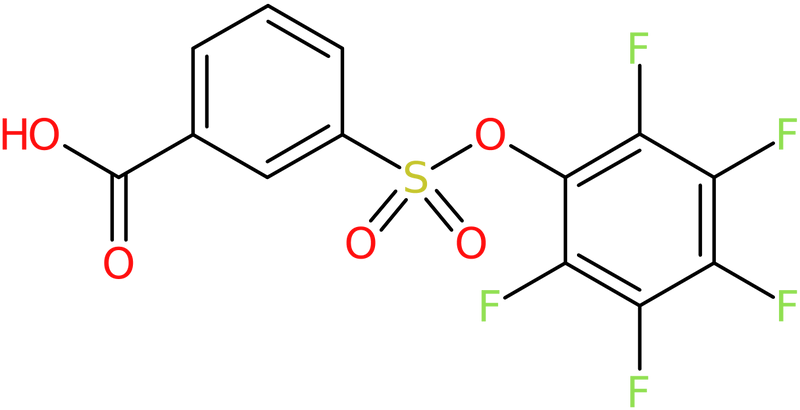 CAS: 886361-31-5 | 3-[(2,3,4,5,6-Pentafluorophenoxy)sulphonyl]benzoic acid, NX66558