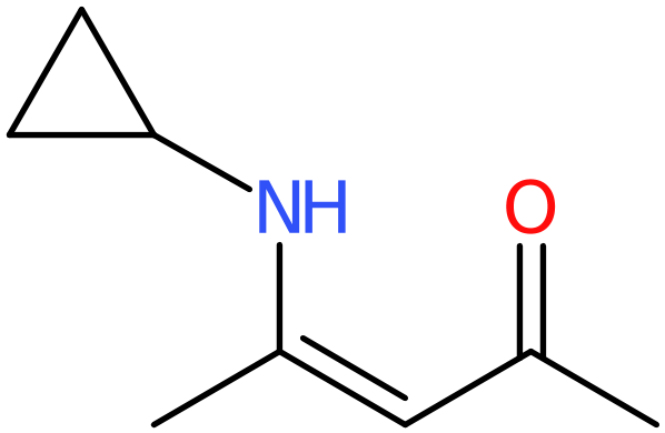 CAS: 1314996-30-9 | (3Z)-4-(Cyclopropylamino)pent-3-en-2-one, >98%, NX20846