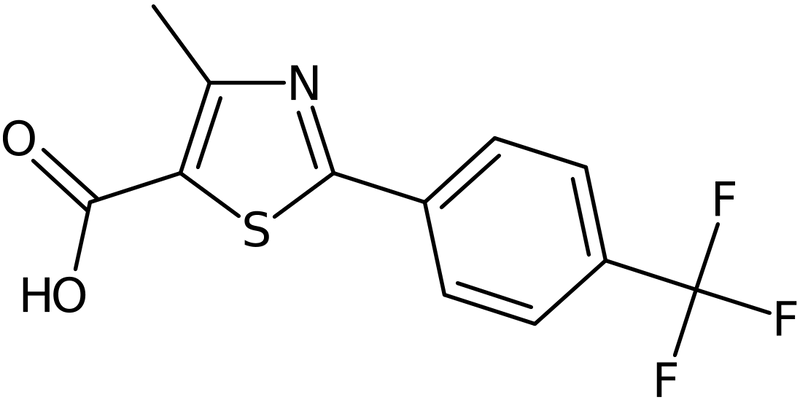 CAS: 144059-86-9 | 4-Methyl-2-[4-(trifluoromethyl)phenyl]-1,3-thiazole-5-carboxylic acid, >97%, NX24439