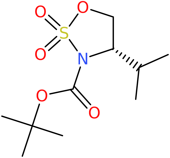 CAS: 1206227-46-4 | (4S)-2,2-Dioxido-4- isopropyl -1,2,3-oxathiazolidine, N-BOC protected, NX16985