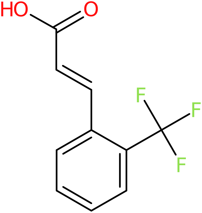 CAS: 98386-81-3 | trans-2-(Trifluoromethyl)cinnamic acid, >97%, NX71657