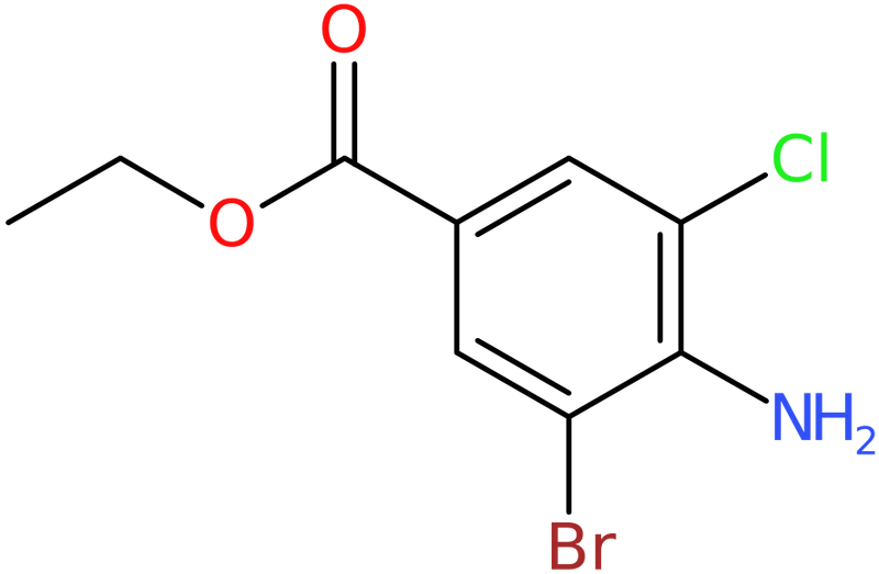 CAS: 874779-56-3 | Ethyl 4-Amino-3-bromo-5-chlorobenzoate, >97%, NX65588