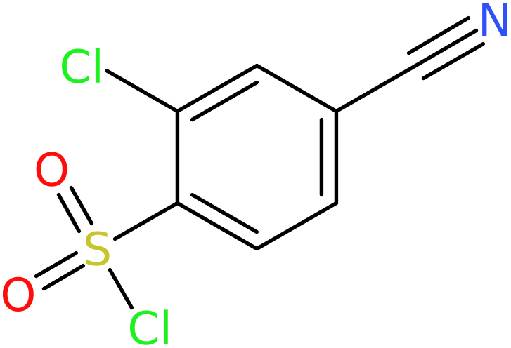 CAS: 254749-11-6 | 2-Chloro-4-cyanobenzenesulphonyl chloride, >95%, NX37907