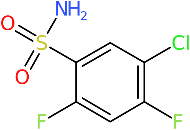 CAS: 13656-56-9 | 5-Chloro-2,4-difluorobenzenesulphonamide, >97%, NX22342