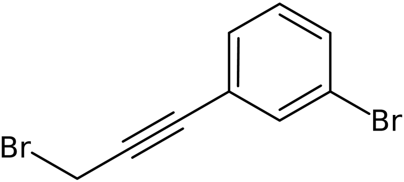 CAS: 1333171-42-8 | 1-Bromo-3-(3-bromoprop-1-ynyl)benzene, >98%, NX21278