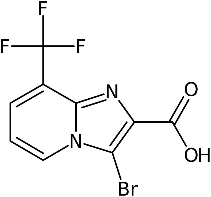 CAS: 1355171-41-3 | 3-Bromo-8-(trifluoromethyl)imidazo[1,2-a]pyridine-2-carboxylic acid, NX22080