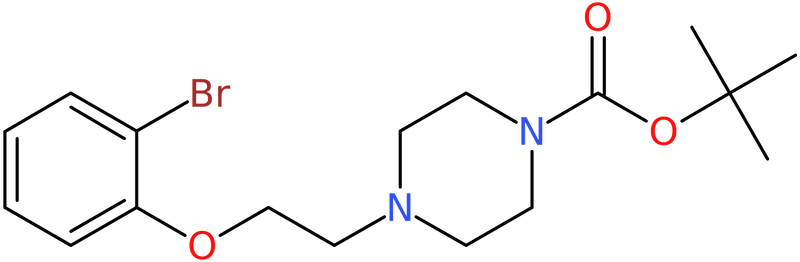 CAS: 1227954-89-3 | tert-Butyl 4-[2-(2-bromophenoxy)ethyl]piperazine-1-carboxylate, NX18277