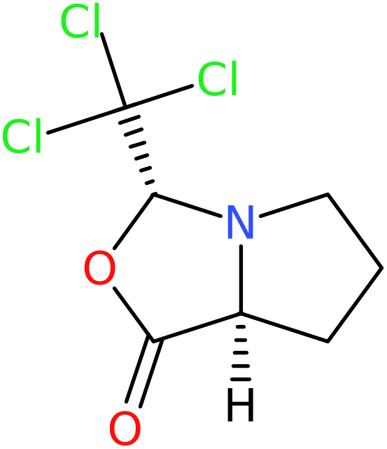 CAS: 97538-67-5 | (3R)-Trichloromethyl-cis-Tetrahydropyrrolo[1,2-c]oxazol-1-one, NX71505