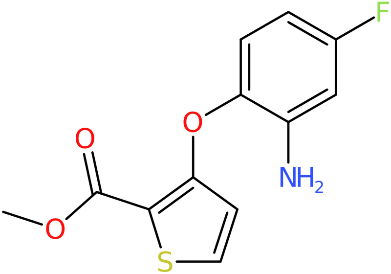 CAS: 886360-59-4 | Methyl 3-(2-amino-4-fluorophenoxy)thiophene-2-carboxylate, NX66519