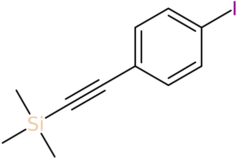 CAS: 134856-58-9 | 1-Iodo-4-[2-(trimethylsilyl)ethynyl]-benzene, >97%, NX21746