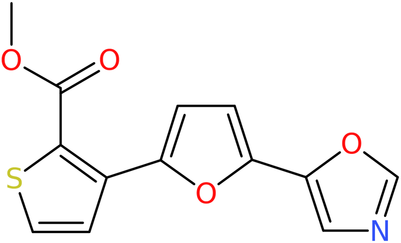 Methyl 3-[5-(1,3-oxazol-5-yl)-2-furyl]thiophene-2-carboxylate, NX73874