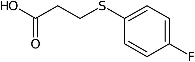 CAS: 19543-85-2 | 3-(4-Fluorophenylthio)propanoic acid, tech, NX32244