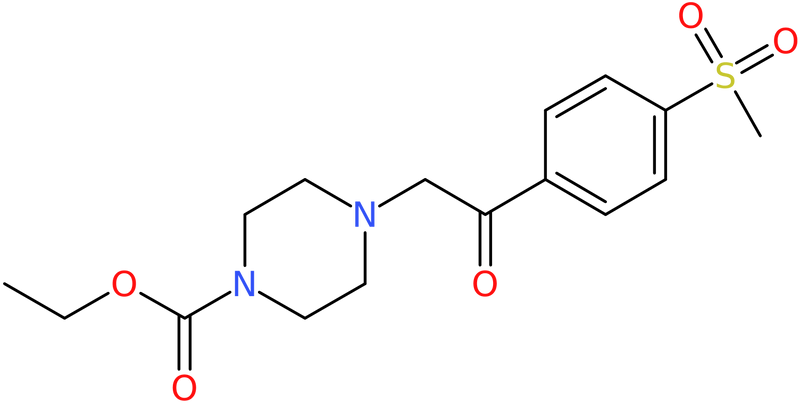 CAS: 924869-22-7 | Ethyl 4-{2-[4-(methylsulphonyl)phenyl]-2-oxoethyl}piperazine-1-carboxylate, NX69139