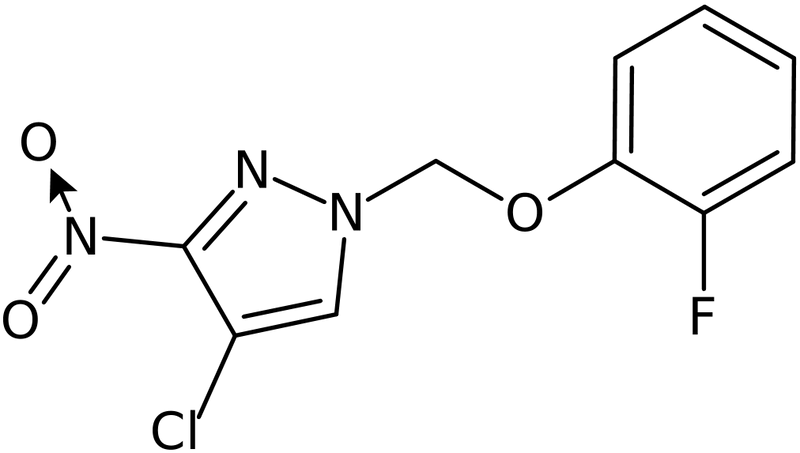 CAS: 1020724-26-8 | 4-Chloro-1-[(2-fluorophenoxy)methyl]-3-nitro-1H-pyrazole, NX11447