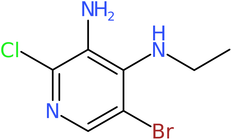 CAS: 842144-03-0 | 5-Bromo-2-chloro-N4-ethylpyridine-3,4-diamine, >98%, NX63343