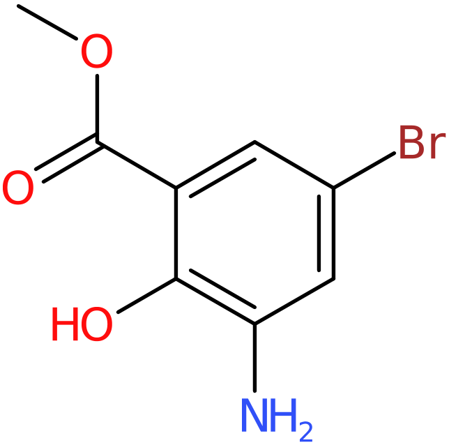 CAS: 141761-82-2 | Methyl 3-amino-5-bromo-2-hydroxybenzoate, >95%, NX23685