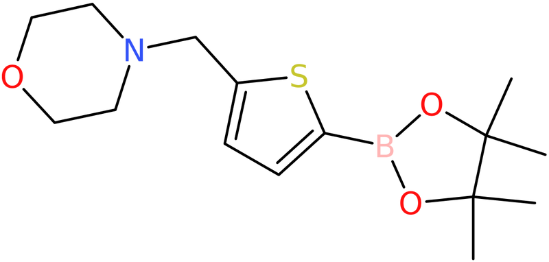 CAS: 950603-39-1 | 4-{[5-(Tetramethyl-1,3,2-dioxaborolan-2-yl)thiophen-2-yl]methyl}morpholine, NX70573