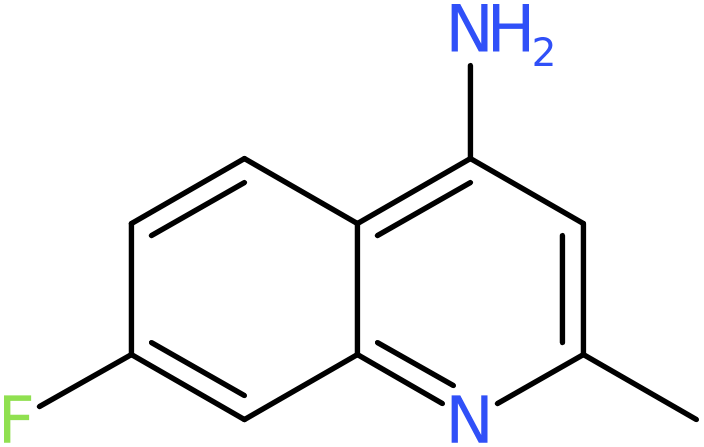 CAS: 948293-45-6 | 4-Amino-7-fluoro-2-methylquinoline, NX70459