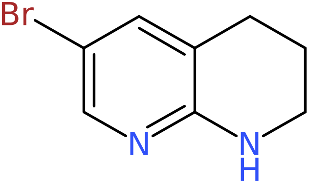 CAS: 1023813-80-0 | 6-Bromo-1,2,3,4-tetrahydro-1,8-naphthyridine, NX11543