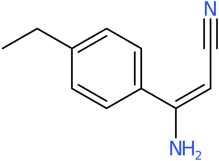 CAS: 952183-22-1 | 3-Amino-3-(4-ethylphenyl)acrylonitrile, NX70772