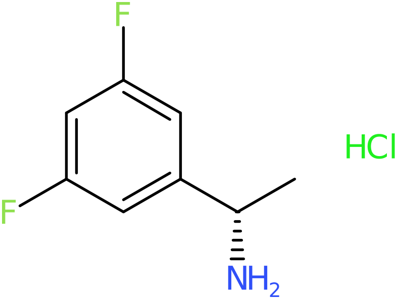 CAS: 1213128-98-3 | (1S)-1-(3,5-Difluorophenyl)ethylamine hydrochloride, >95%, NX17552