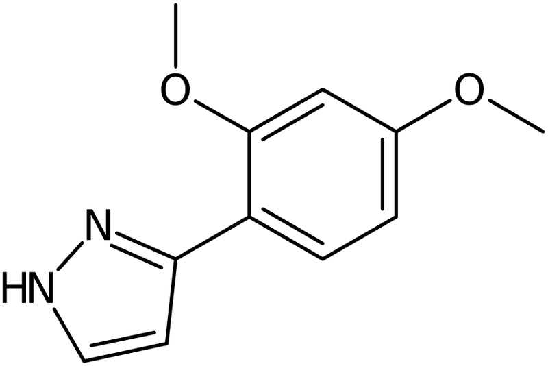 CAS: 150433-17-3 | 3-(2,4-Dimethoxyphenyl)-1H-pyrazole, NX25528