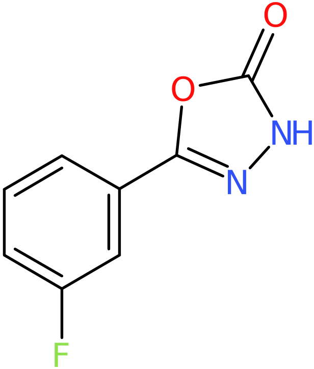 CAS: 1044766-12-2 | 5-(3-Fluorophenyl)-3H-1,3,4-oxadiazol-2-one, >98%, NX12318