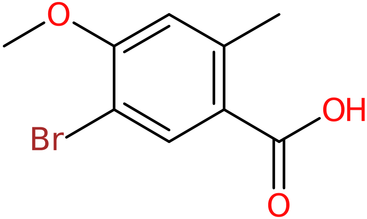 CAS: 875245-69-5 | 5-Bromo-4-methoxy-2-methylbenzoic acid, >95%, NX65678